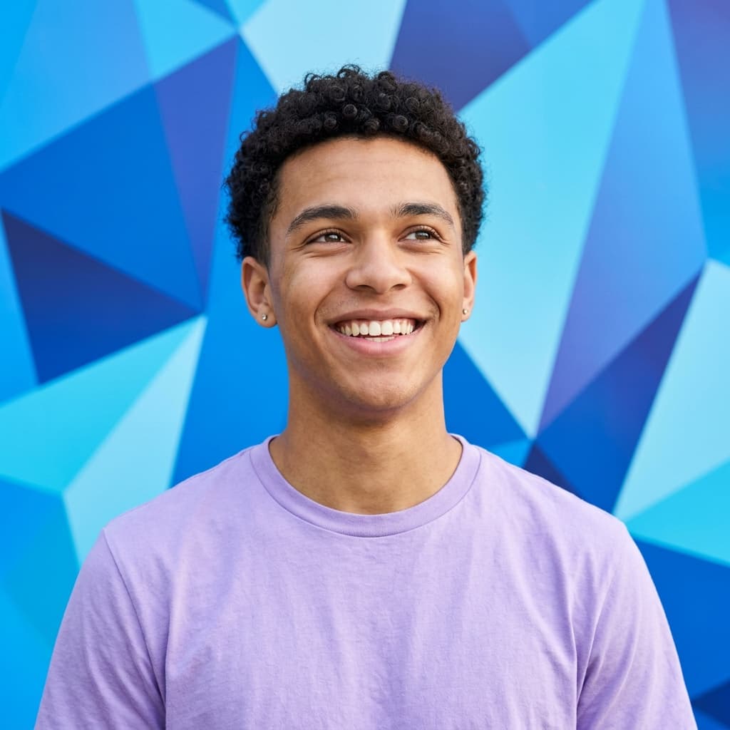 Student smiling
